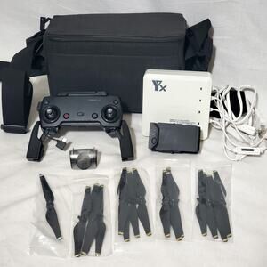 DJI Mavic Air Controller S01A, Battery, Carrying Case, 6 In 1 Charger, Propeller